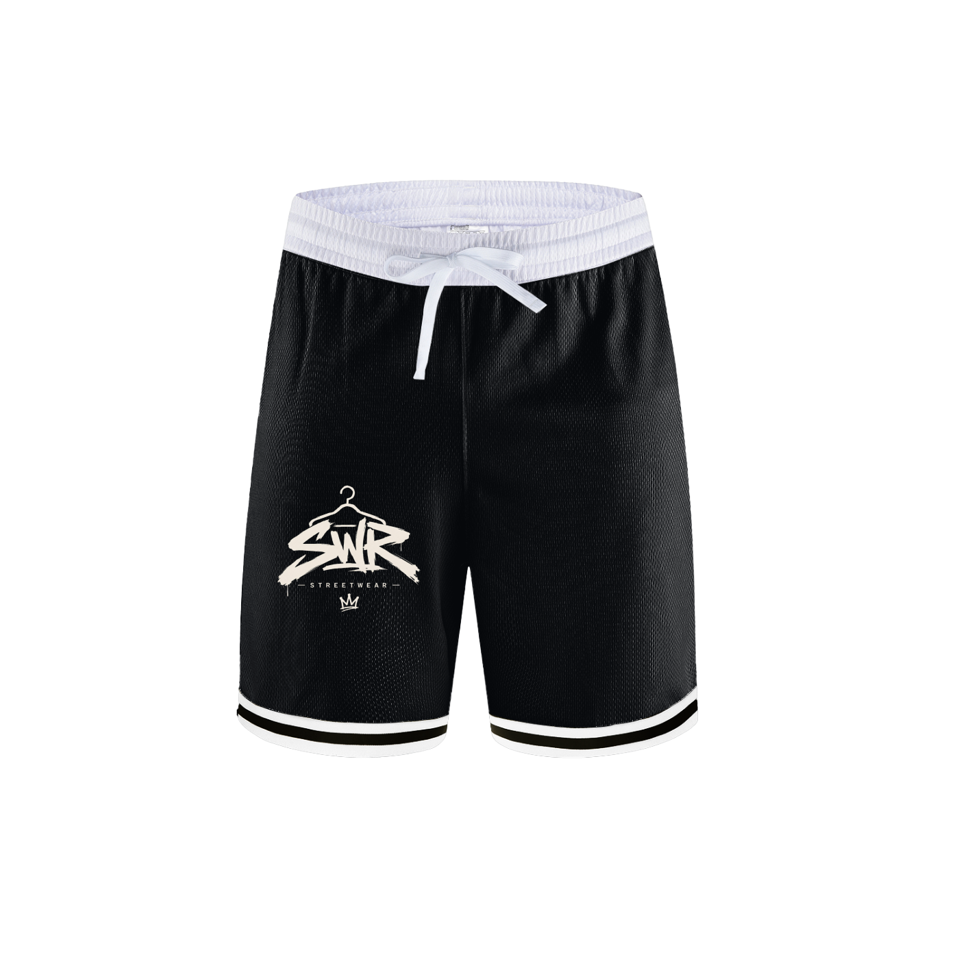 Classic Stripe Trim Basketball Shorts