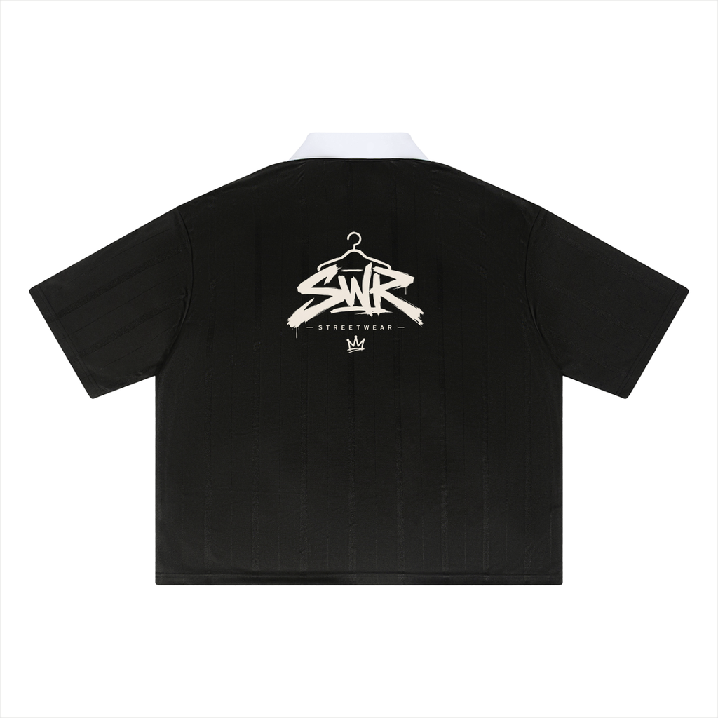 Unisex Striped Boxy Soccer Jersey