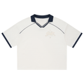 Unisex Collared Piping Boxy Soccer Jersey