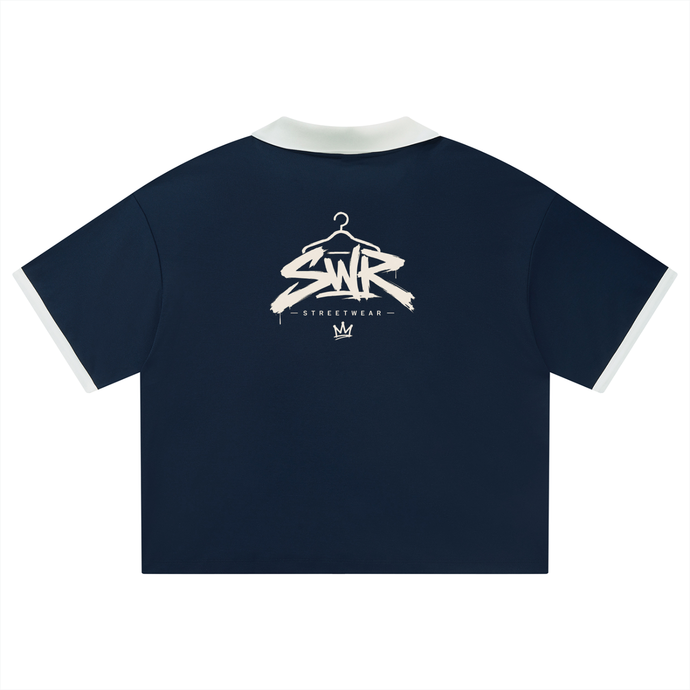 Unisex Collared Piping Boxy Soccer Jersey